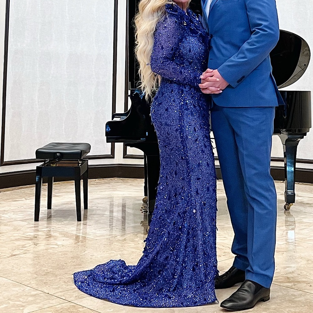 Fjolla Haxhismajli Blue Dress | Worn Once, Great Condition!